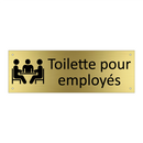 Toilette pour employés