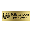 Toilette pour employés