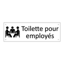 Toilette pour employés