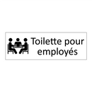 Toilette pour employés