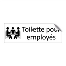Toilette pour employés