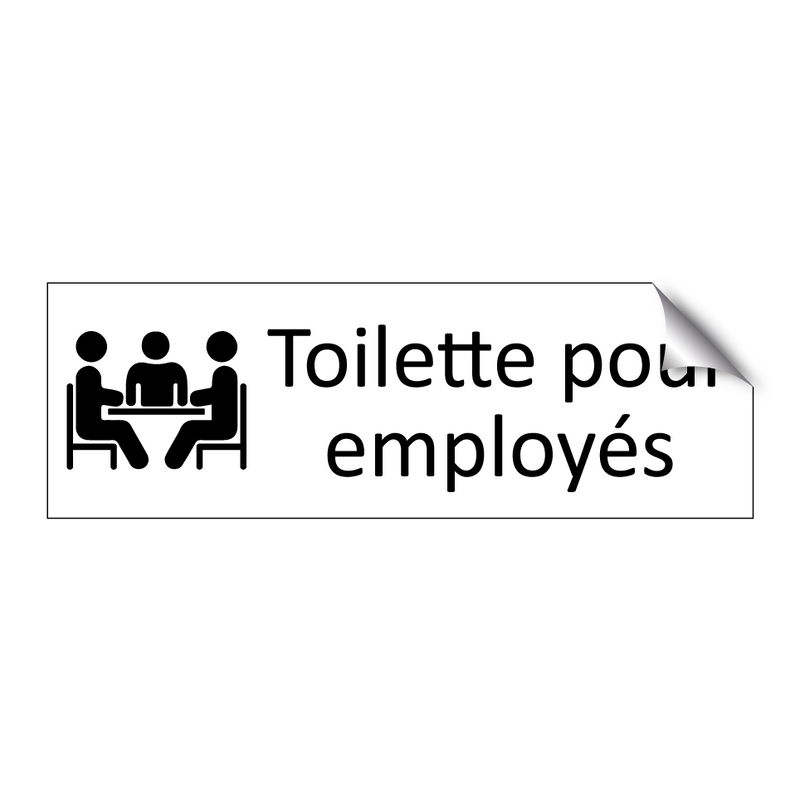 Toilette pour employés