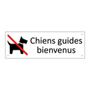 Chiens guides bienvenus