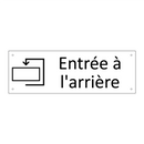 Entrée à l'arrière