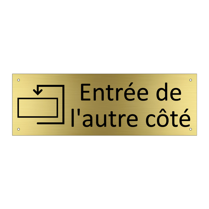 Entrée de l'autre côté