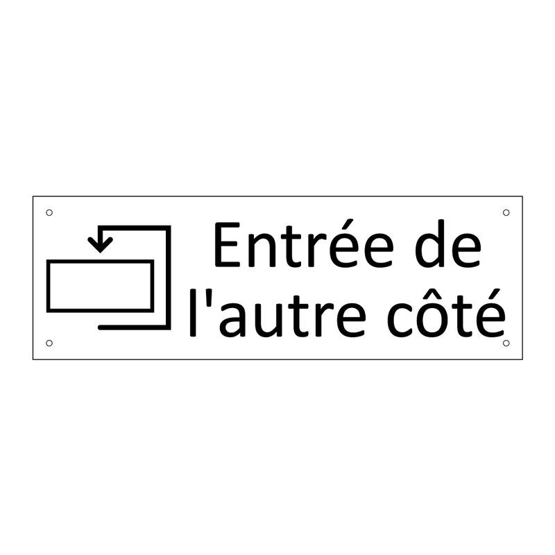 Entrée de l'autre côté