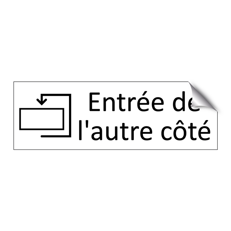 Entrée de l'autre côté