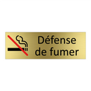 Défense de fumer