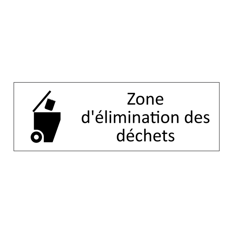 Zone d'élimination des déchets