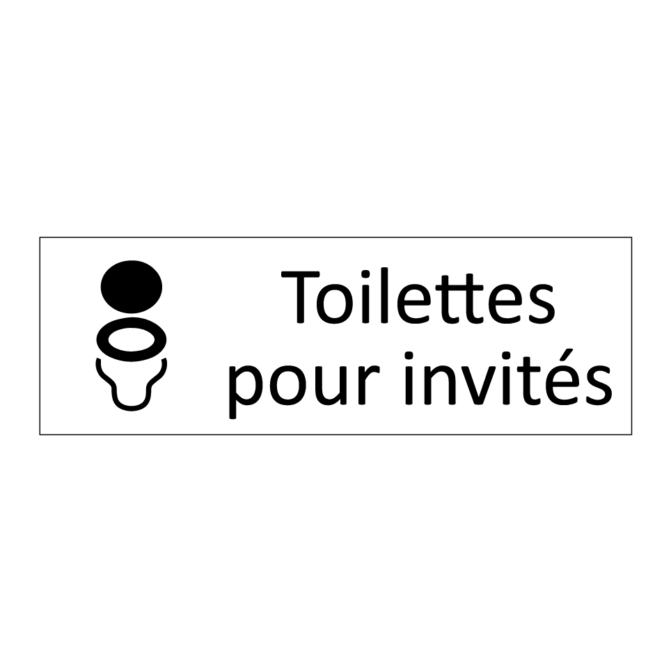 Toilettes pour invités