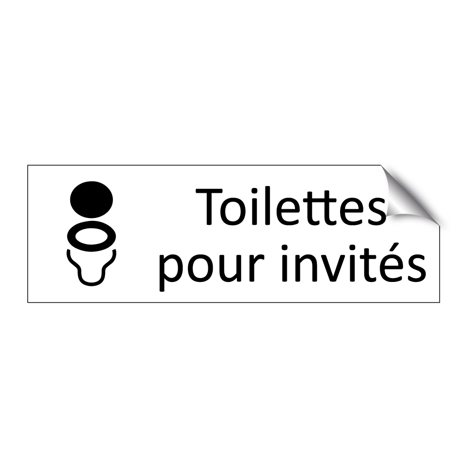 Toilettes pour invités