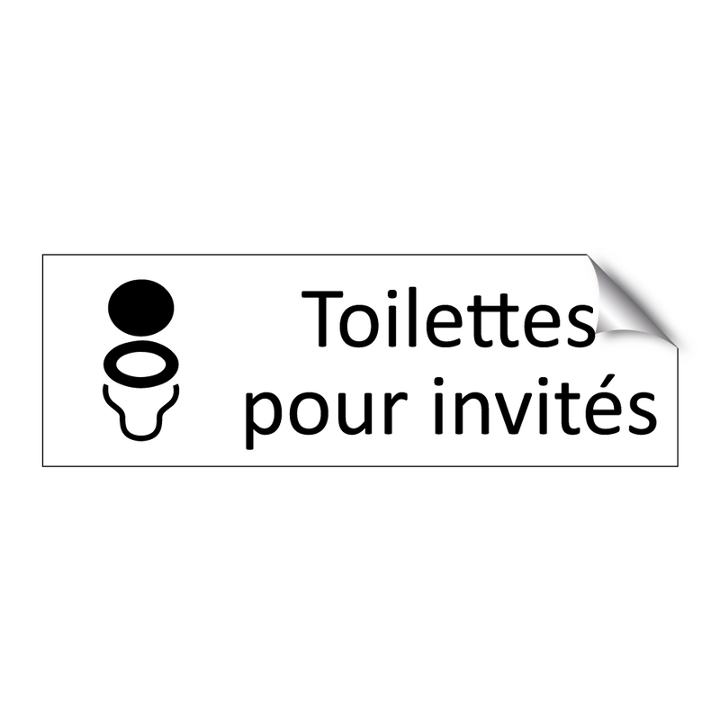 Toilettes pour invités