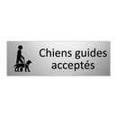 Chiens guides acceptés