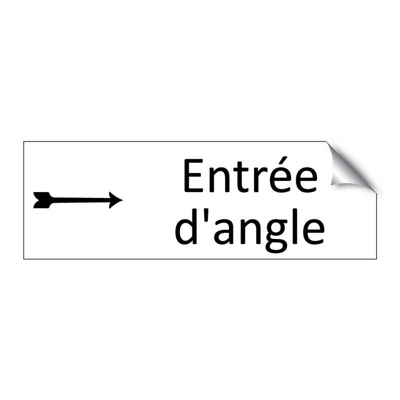 Entrée d'angle