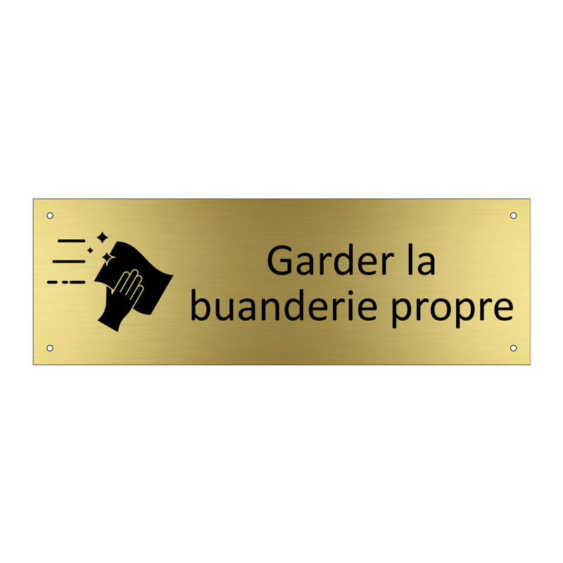 Garder la buanderie propre