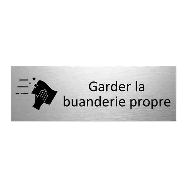 Garder la buanderie propre