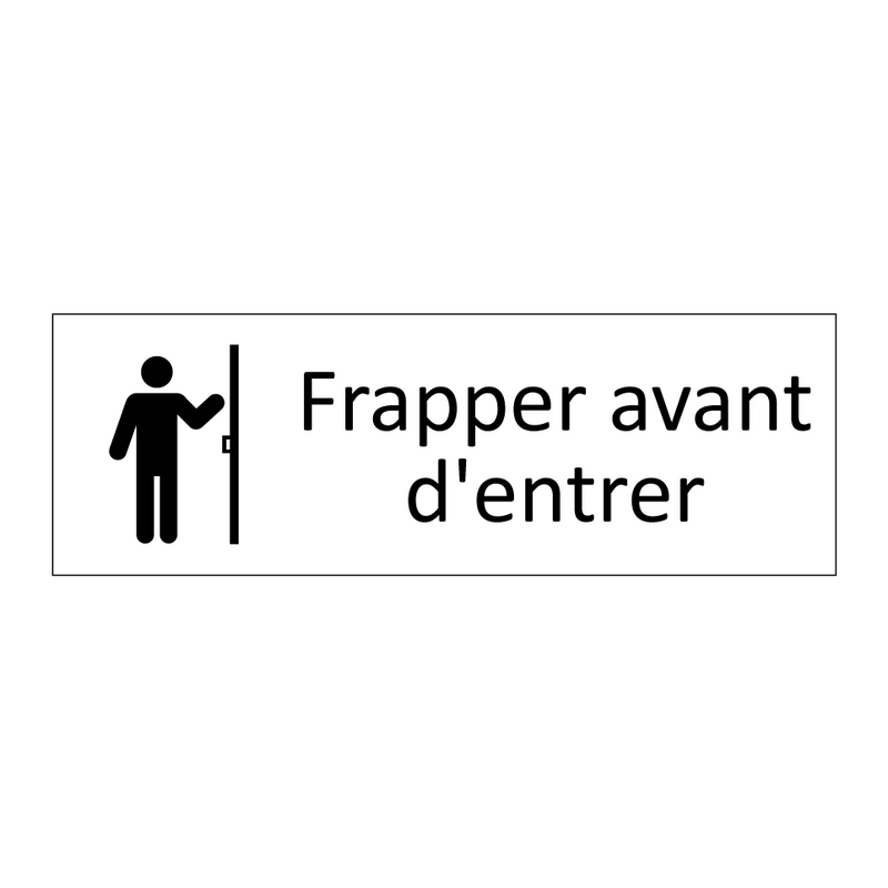 Frapper avant d'entrer