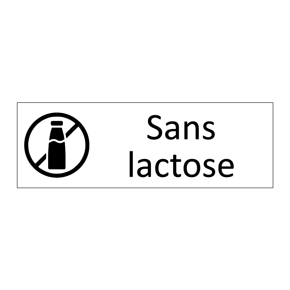Sans lactose