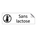 Sans lactose