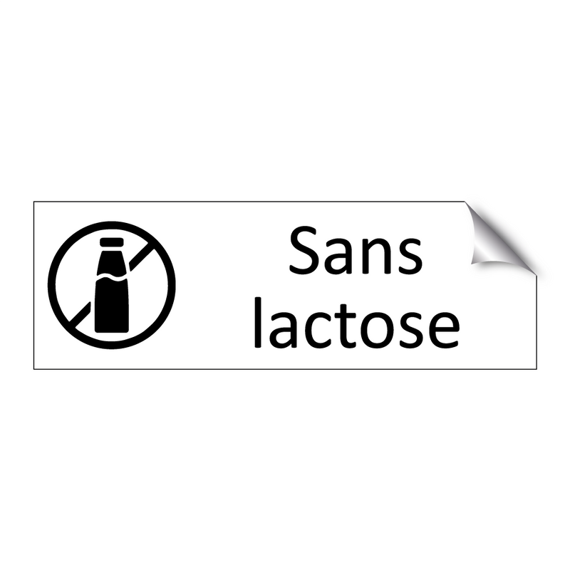 Sans lactose