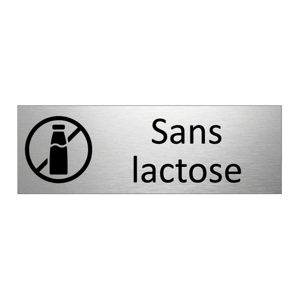 Sans lactose