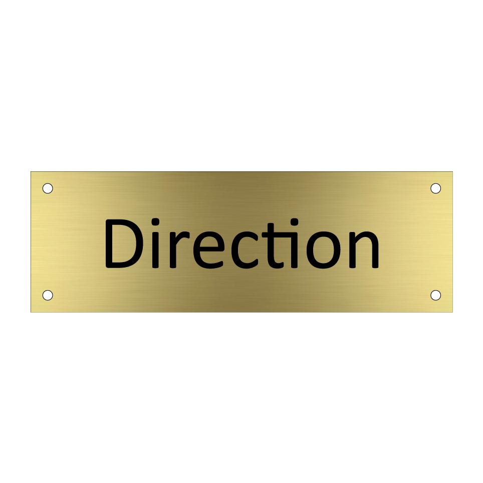 Direction & Direction & Direction