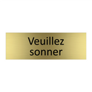 Veuillez sonner