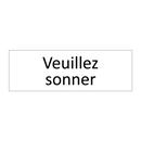 Veuillez sonner