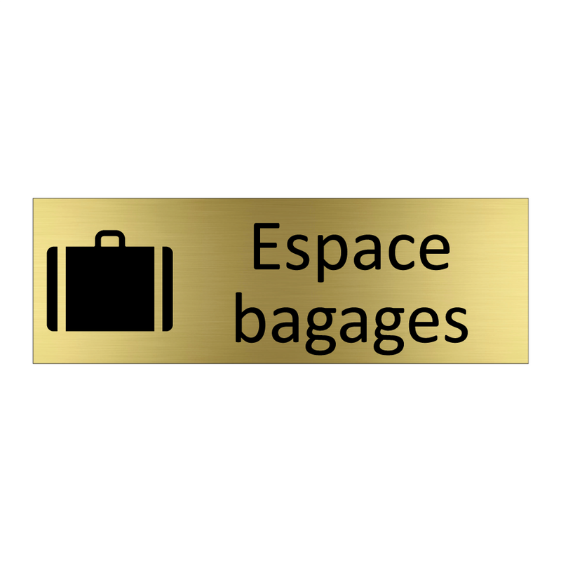 Espace bagages
