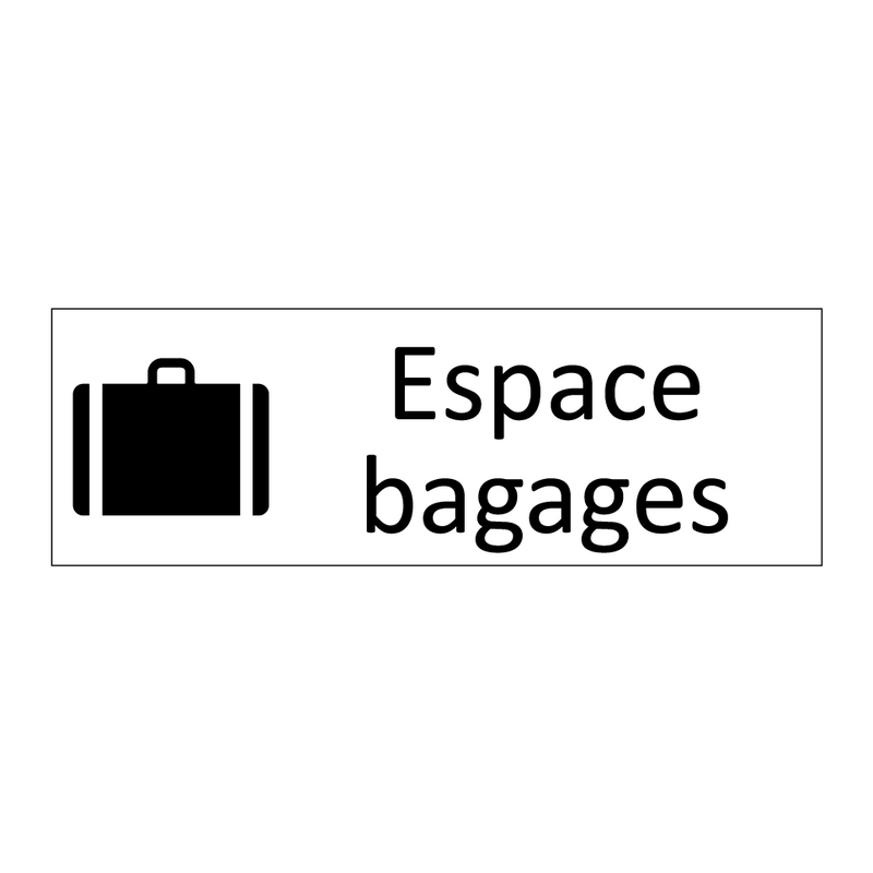 Espace bagages