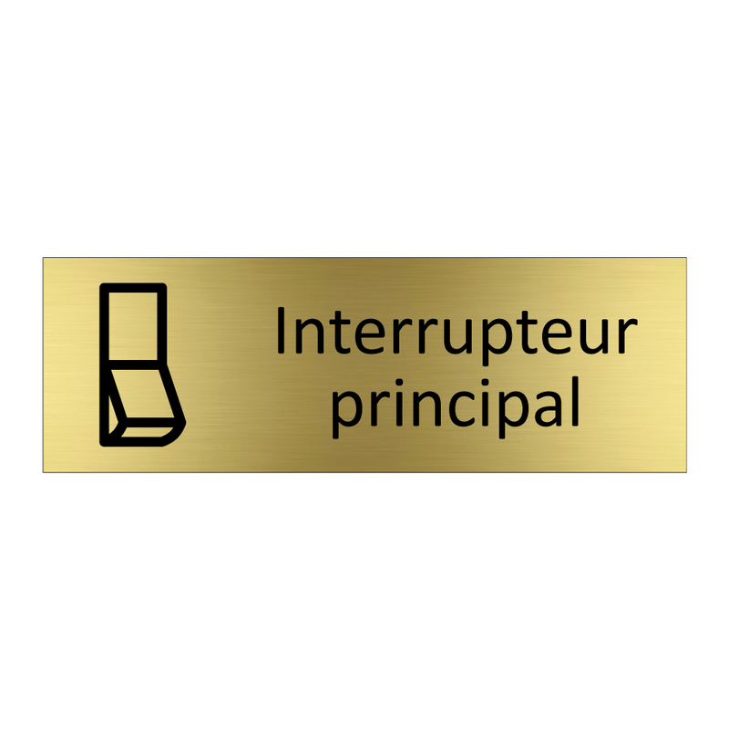 Interrupteur principal