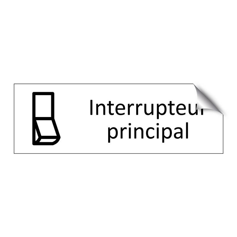 Interrupteur principal