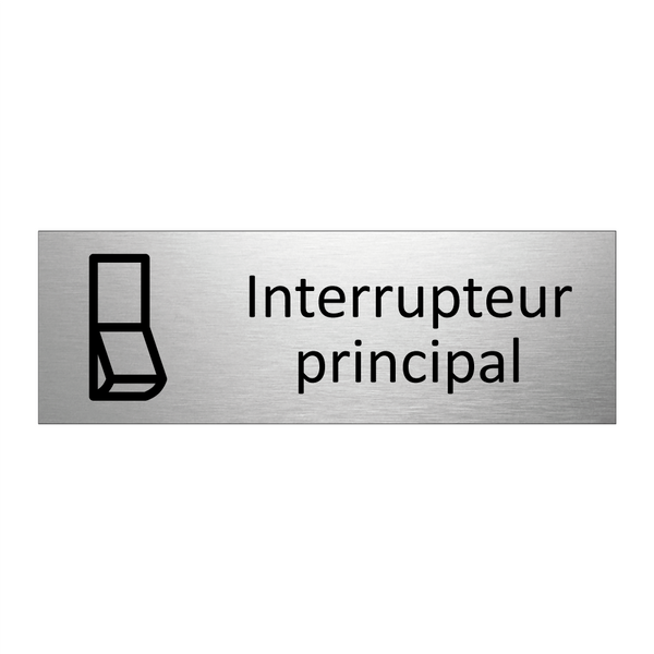 Interrupteur principal
