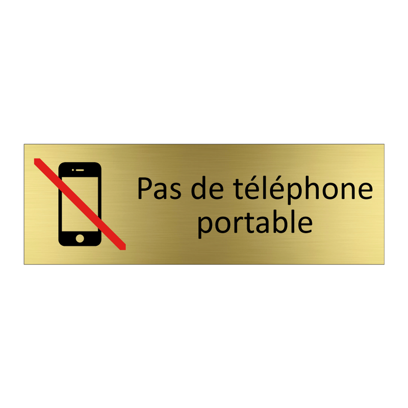 Pas de téléphone portable