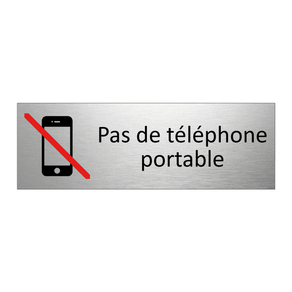 Pas de téléphone portable