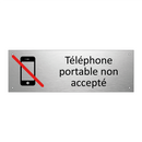 Téléphone portable non accepté