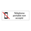 Téléphone portable non accepté