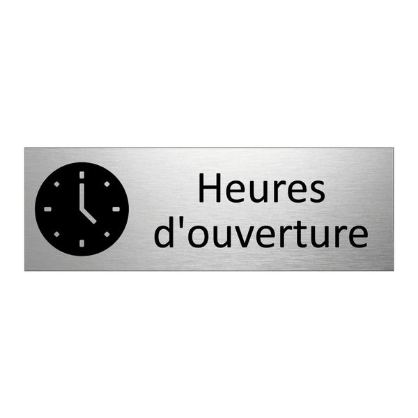 Heures d'ouverture