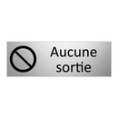 Aucune sortie