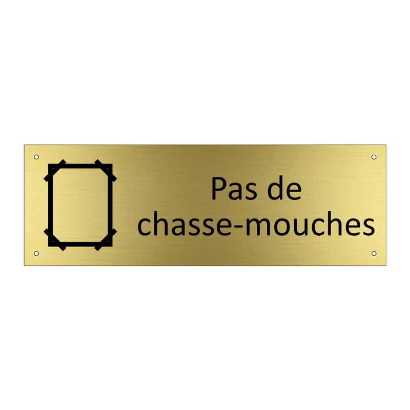 Pas de chasse-mouches
