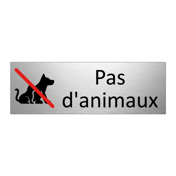 Pas d'animaux
