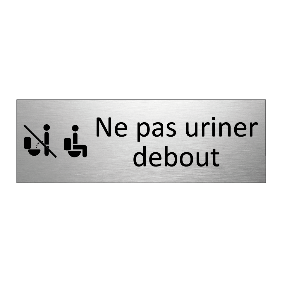 Ne pas uriner debout