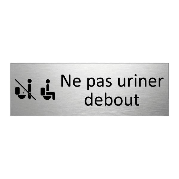 Ne pas uriner debout