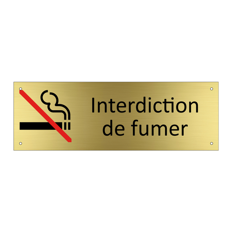 Interdiction de fumer