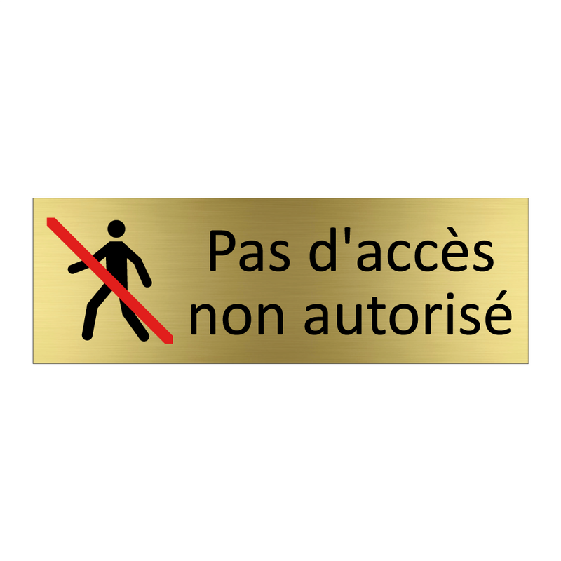 Pas d'accès non autorisé
