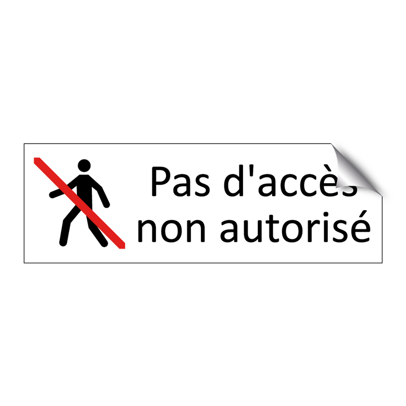 Pas d'accès non autorisé