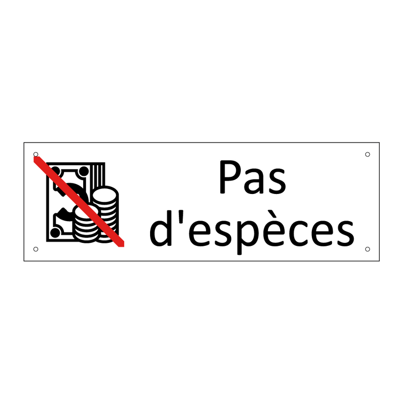Pas d'espèces