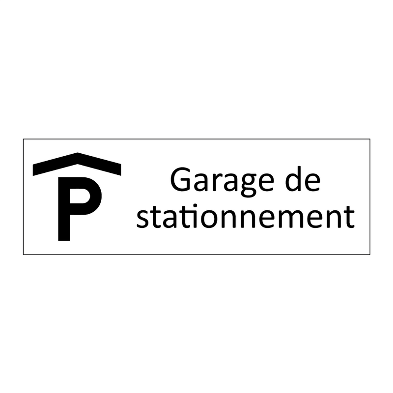 Garage de stationnement