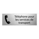 Téléphone pour les services de transport