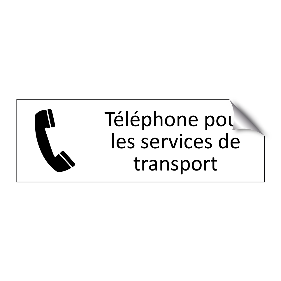 Téléphone pour les services de transport